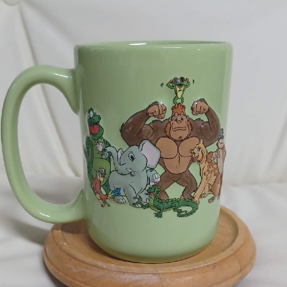 Rainforest Cafe 3D Ceramic Mug With Embossed Animals - Landry's Restaurant